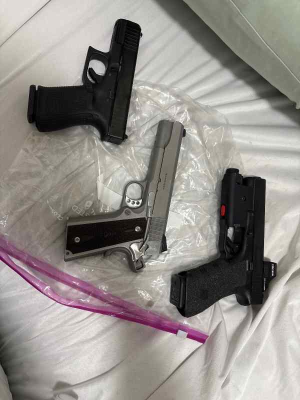 New SF 1911 milspec, new gen 5 G-19, G-17