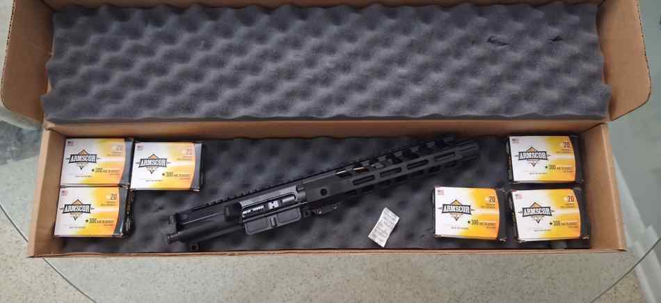 PSA 7.5" 300 blackout Ar pistol Upper W/ BCG