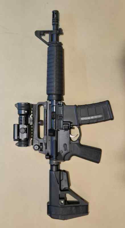 AR15 Pistol 5.56 10.5" Barrel 