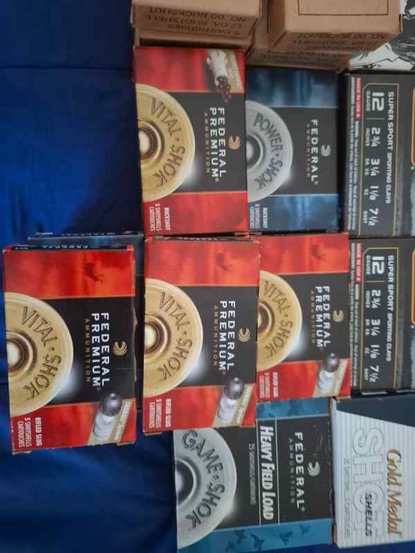 12 Guage, 2 and 3/4 high quality, Federal Premium,