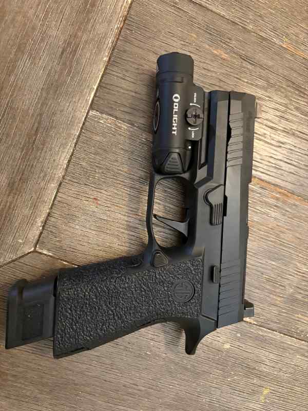 Sig p320 xcarry pro optic cut night sights  450$
