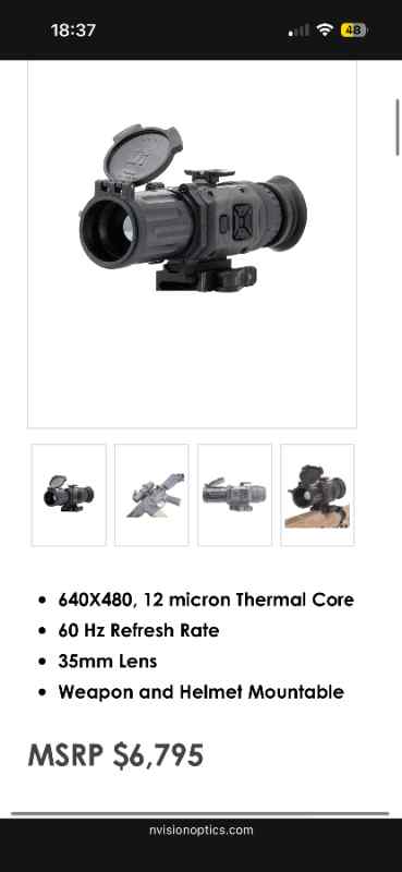 N Vision NOX 35 Thermal Scope
