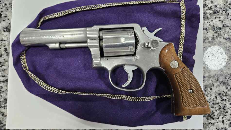 S&amp;W model 64-3 stainless  38 special